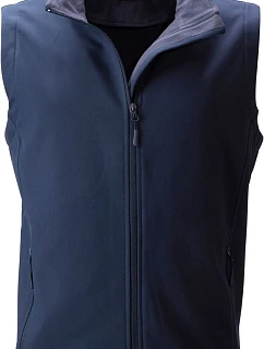 JN Pánská 2vrstvá promo softshellová vesta 02. navy/navy model 22530088 - Daiber