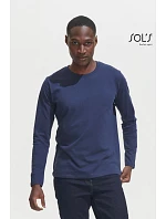 SOL'S Imperial LSL Men Pánske tričko s dlhým rukávom 25.2074 deep black