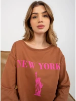 Mikina VI BL 3212.15X svetlo hnedá