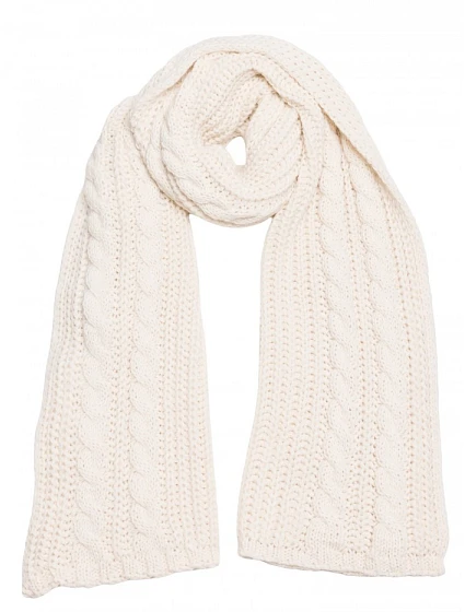 model 21417274 Pletená šála barva ecru - Moe