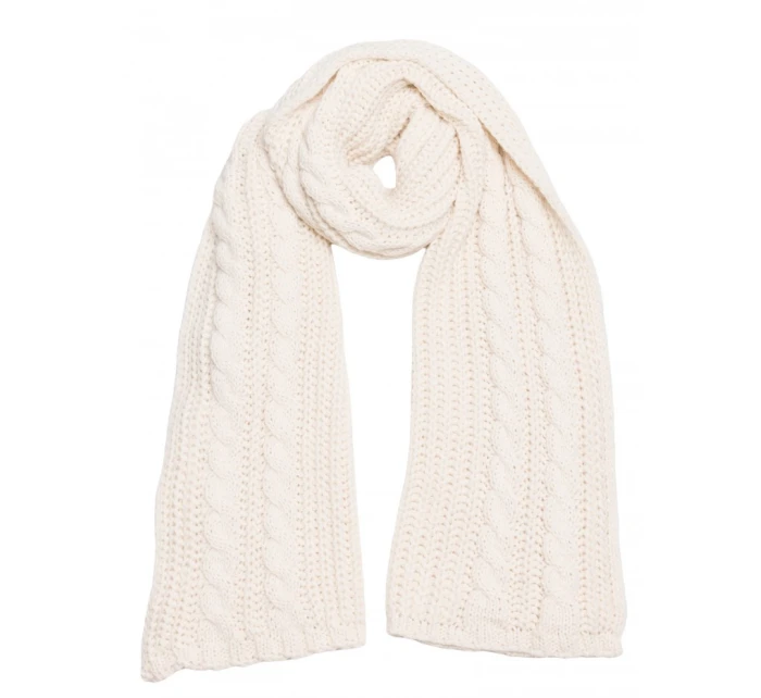 M898 Pletená šatka - ecru M898 Pletená šatka - ecru