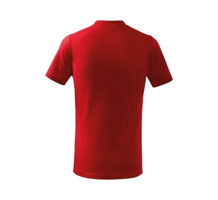 Basic tričko dětské červená Basic tričko dětské červená