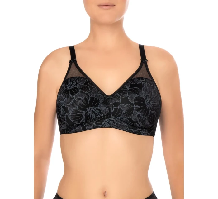 Dámska podprsenka Vision Bloom 0203288 434 black bloom - Felina
