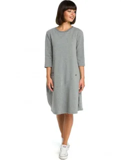 Dámské šaty model 19641890 Šedá - BeWear
