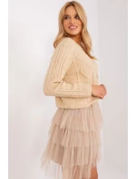 Sveter na zapínanie model 186811 AT