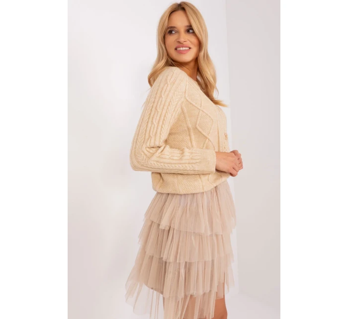 Sveter na zapínanie model 186811 AT