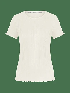 model 22288583 Rib Top SSL Silk White  Silk White - Triumph