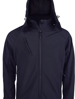K 413 Pánská 3vrstvá softshellová bunda s kapucí model 22509000 navy - Kariban