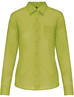 K 549 Popelínová halenka s dlouhým rukávem lime model 22510299 - Kariban K 549 Popelínová halenka s dlouhým rukávem lime model 22510299 - Kariban