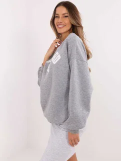 Mikina EM BL 617 16.01X melange sivá