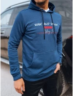 Pánská modrá mikina s potiskem Dstreet model 21976090 - FashionStreet