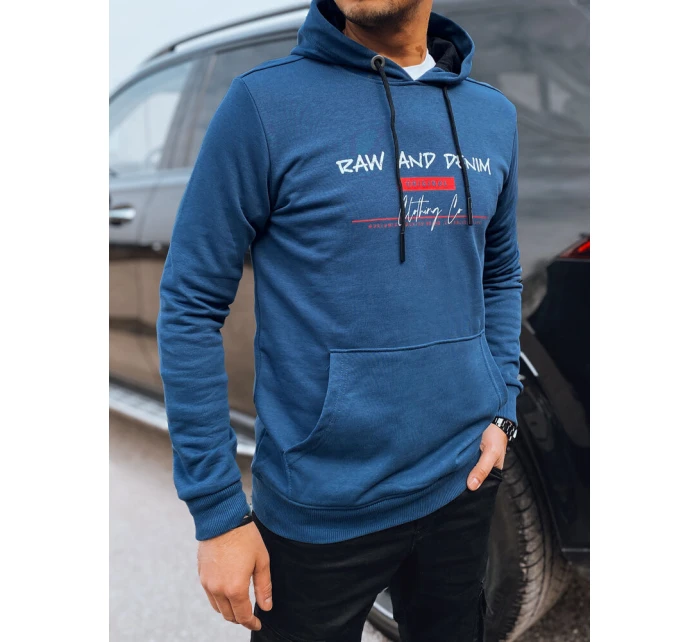 Pánská modrá mikina s potiskem Dstreet model 21976090 - FashionStreet