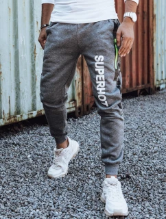 Pánské tepláky s potiskem antracitové model 21980074 - Dstreet