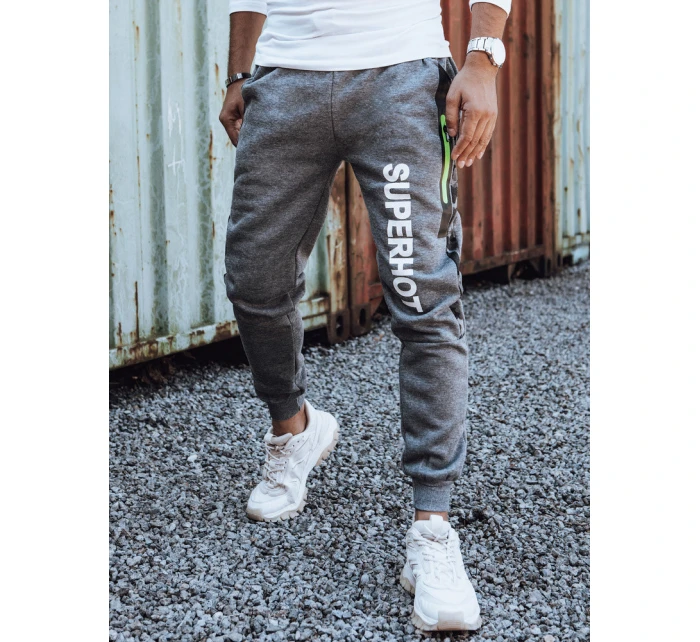 Pánské tepláky s potiskem antracitové model 21980074 - Dstreet