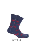 Pánske ponožky Wola Perfect Man vzorované W 94N03 Casual