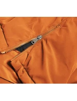 Oranžová dámska zimná bunda (CAN-588BIG)