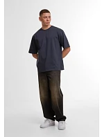 Build your Brand BY 391 Pánske hrubé tričko „Loose Fit“ 56.0391 čierne