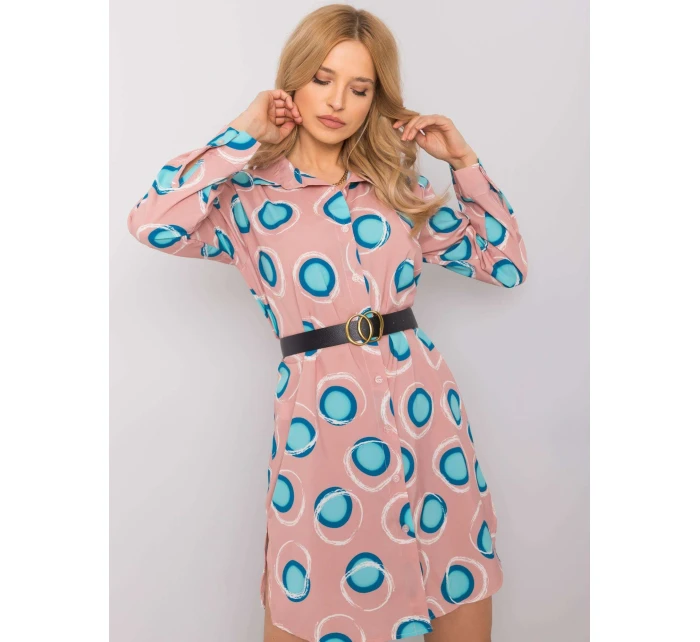 Šaty DHJ SK 12765.11 svetlo ružová