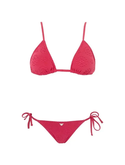Dámske dvojdielne plavky 262616 4R323 01975 Raspberry - Emporio Armani
