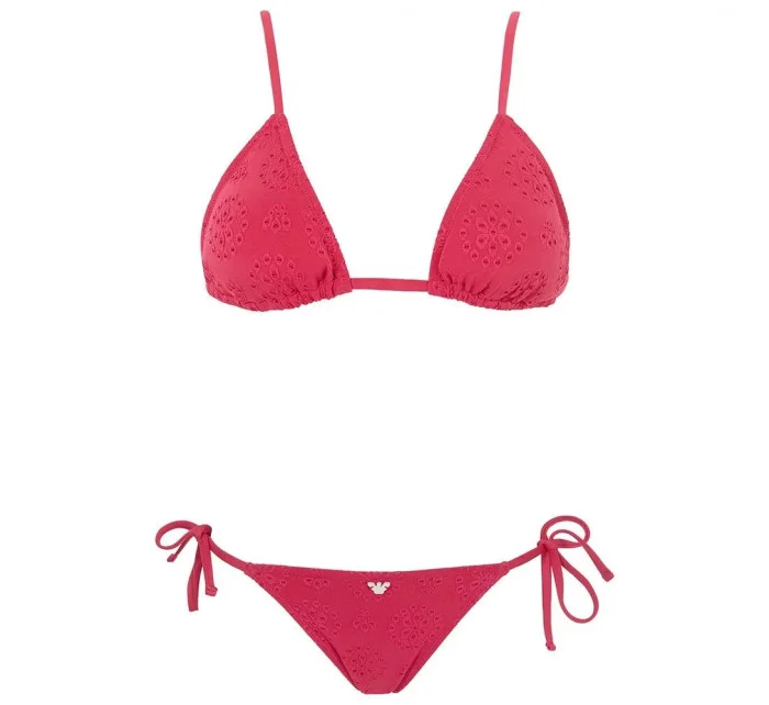 Dámske dvojdielne plavky 262616 4R323 01975 Raspberry - Emporio Armani