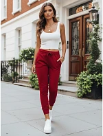Dámské tepláky FITS bordó model 21962518 - FashionStreet Dámské tepláky FITS bordó model 21962518 - FashionStreet