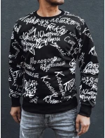 Pánská mikina bez kapuce černá Dstreet model 21978860 - FashionStreet