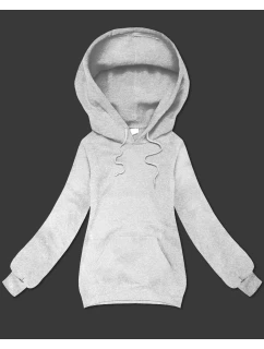 Šedá voľná klokanka s kapucňou S'West (B-11#)