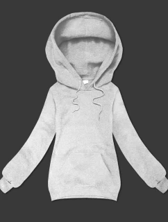 Šedá voľná klokanka s kapucňou S'West (B-11#)