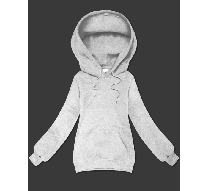 Voľná klokanová mikina S'West sivá (B-11#)