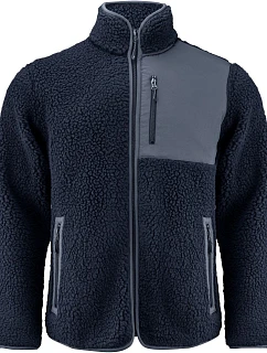 Fleece Men Pánská fleecová bunda Sherpa "TwoTone" navy model 22453534 - James Harvest