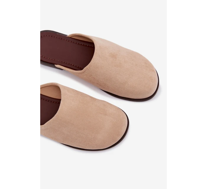 Dámské ploché béžové ekologické semišové Veronelle Dámské ploché béžové ekologické semišové Veronelle