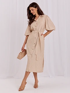 Sukienka LK SK model 22285665 beżowy - FPrice