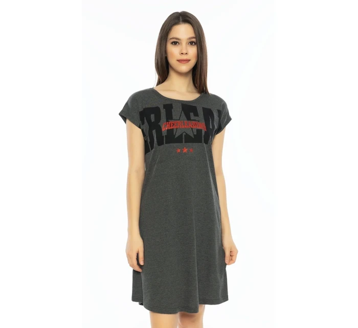 Dámská noční košile s krátkým rukávem model 15254864 - Vienetta Dámská noční košile s krátkým rukávem model 15254864 - Vienetta