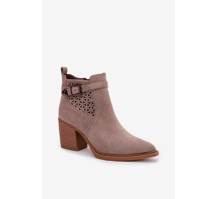 Topánky na podpätku model 224702 Step in style Topánky na podpätku model 224702 Step in style