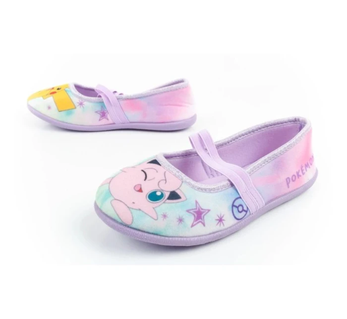 Leomil Detská obuv Balerínky Papuče pre dievčatá Pokemon