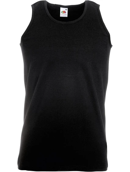 Fruit of the Loom Athletic Vest Pánske tielko 16.1098 čierne Fruit of the Loom Athletic Vest Pánske tielko 16.1098 čierne