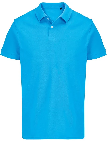 SOL'S Pacific Unisex piqué polo z hrubej bavlny 25.4439 aqua SOL'S Pacific Unisex piqué polo z hrubej bavlny 25.4439 aqua