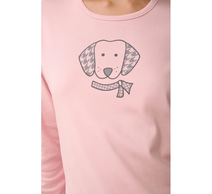 Souprava pyžama a fleecové vesty s potiskem model 20517715 - Vamp Souprava pyžama a fleecové vesty s potiskem model 20517715 - Vamp