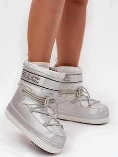 Śniegowce Damskie Z Wiązaniem O'NEILL LISA WOMEN HIGH 90253012.99S Srebrne
