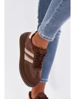 Dámské tenisky na platformě Hnědé Galleria Dámské tenisky na platformě Hnědé Galleria