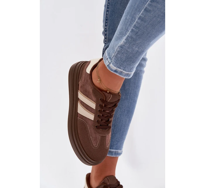 Dámské tenisky na platformě Hnědé Galleria Dámské tenisky na platformě Hnědé Galleria