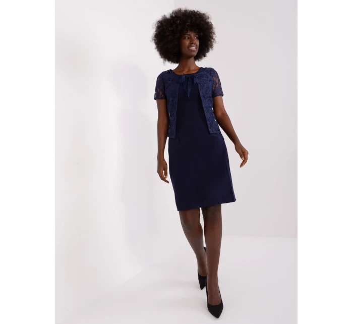 Sukienka LK SK  granatowy model 18856616 - FPrice