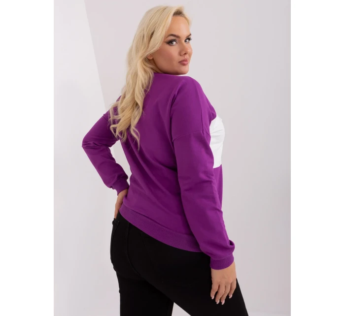 Bluzka RV BZ model 19154317 fioletowy - FPrice Bluzka RV BZ model 19154317 fioletowy - FPrice