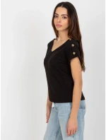 Dámská halenka TW BZ BL model 18027442 černá - FPrice Dámská halenka TW BZ BL model 18027442 černá - FPrice