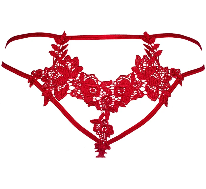 Smyslná tanga model 17682011 červená - Axami