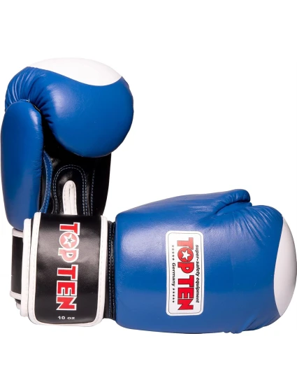 Boxerské rukavice 011113-02WAKO 10oz Blue - Top Ten