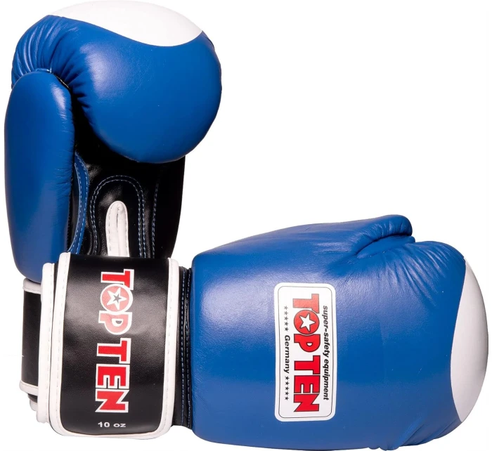 Boxerské rukavice 011113-02WAKO 10oz Blue - Top Ten