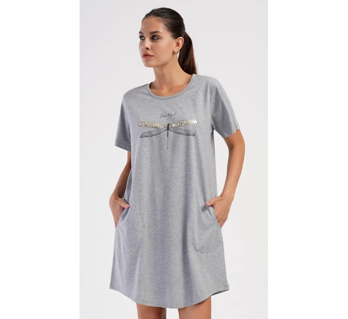 Dámske domáce šaty s krátkymi rukávmi Dragonfly