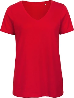B&C Inspire V T /women_° Dámské tričko s výstřihem do V model 22483704 red