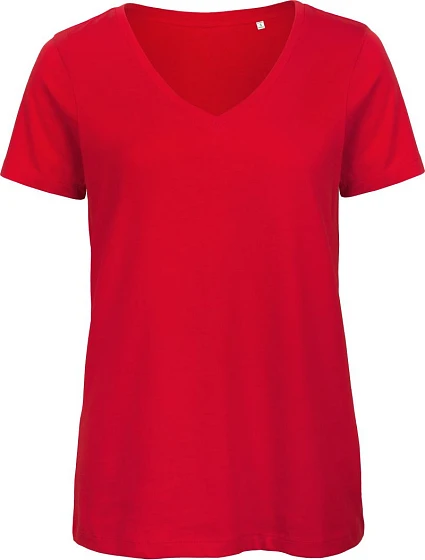 B&C Inspire V T /women_° Dámske tričko s výstrihom do V 01.TW45 červené B&C Inspire V T /women_° Dámske tričko s výstrihom do V 01.TW45 červené